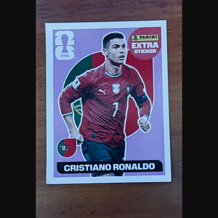 Foto do anúncio EXTRA STICKER CRISTIANO RONALDO