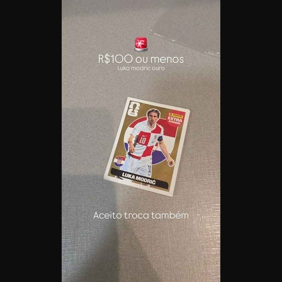 Foto do anúncio LUKA MODRIC DE OURO